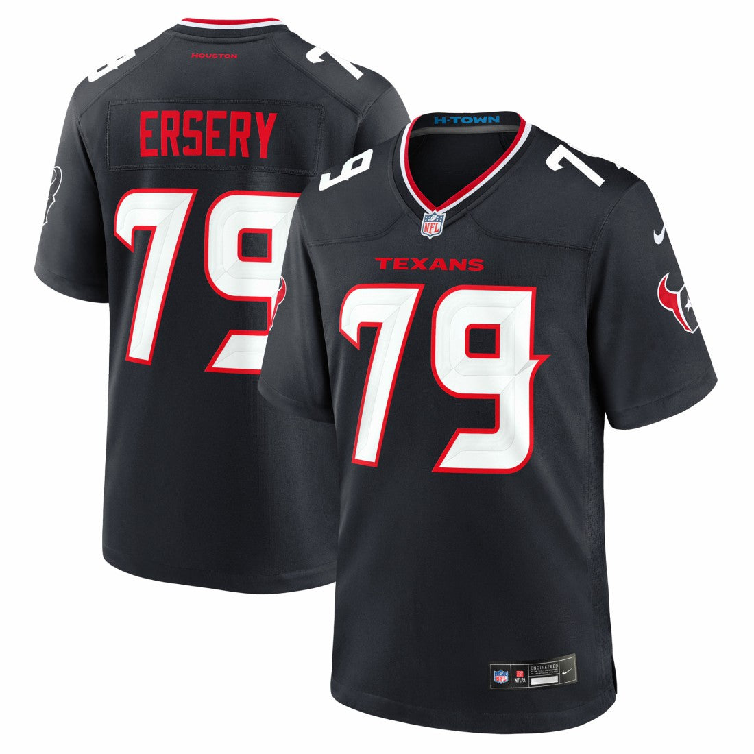Nike Aireontae Ersery Houston Texans Team Game Jersey Navy
