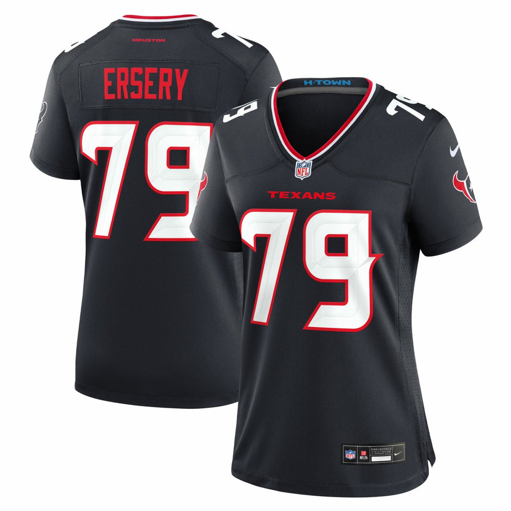 Nike Aireontae Ersery Houston Texans Women's Team Game Jersey Navy