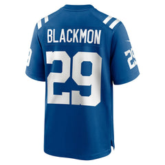 Nike Mekhi Blackmon Indianapolis Colts Team Game Jersey Royal