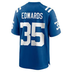 Nike Johnathan Edwards Indianapolis Colts Team Game Jersey Royal