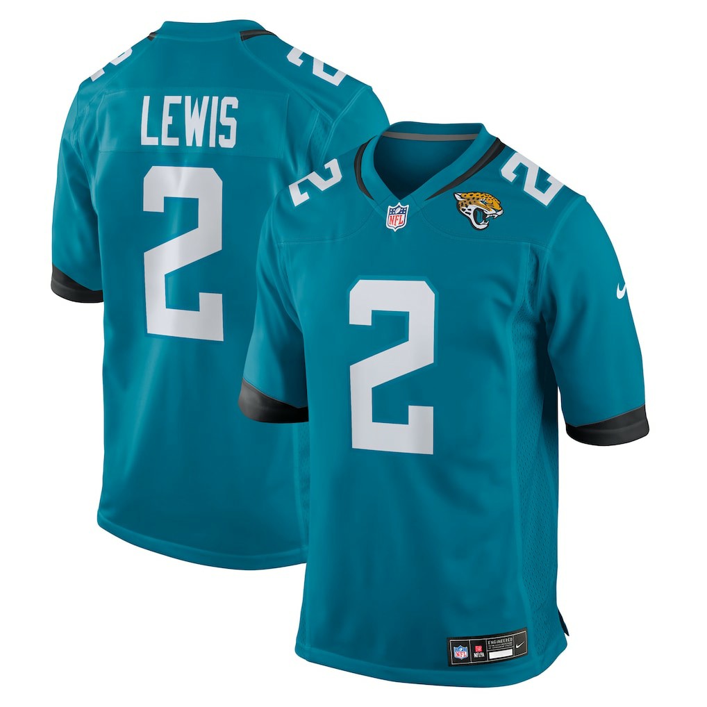 Nike Jourdan Lewis Jacksonville Jaguars Team Game Jersey Teal