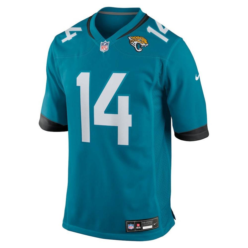 Nike Nick Mullens Jacksonville Jaguars Team Game Jersey Teal