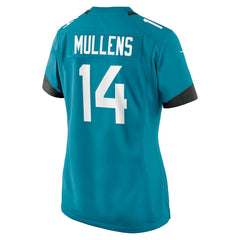Nike Nick Mullens Jacksonville Jaguars Women's Team Game Jersey Teal