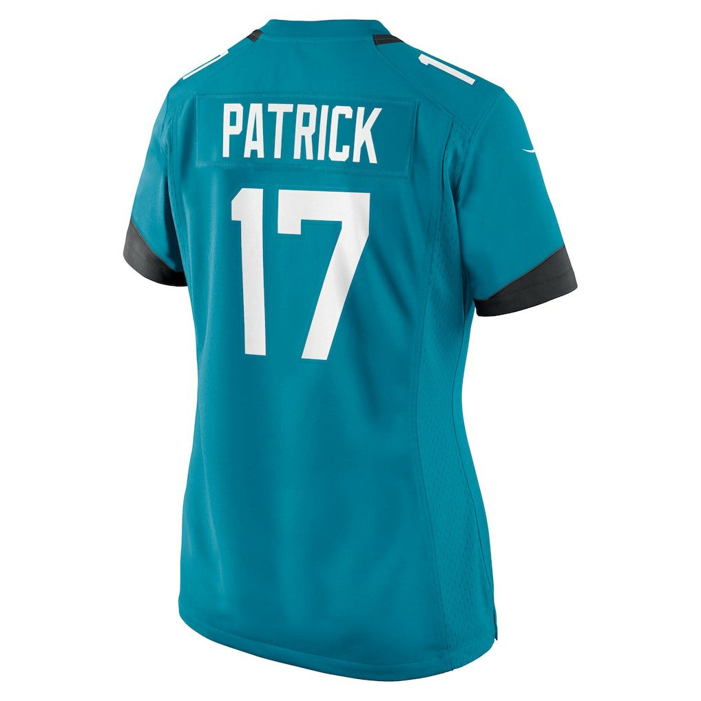 Nike Tim Patrick Jacksonville Jaguars Women's Team Game Jersey Teal