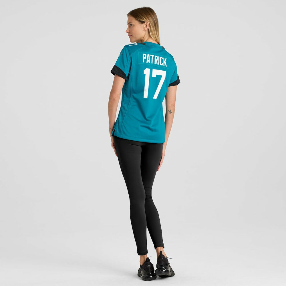 Nike Tim Patrick Jacksonville Jaguars Women's Team Game Jersey Teal