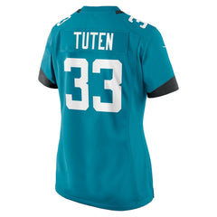 Nike Bhayshul Tuten Jacksonville Jaguars Women's Team Game Jersey Teal