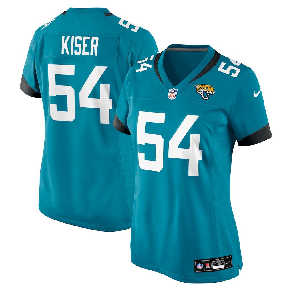 Nike Jack Kiser Jacksonville Jaguars Women's Team Game Jersey Teal