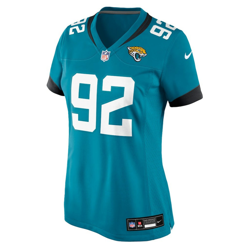 Nike Danny Striggow Jacksonville Jaguars Women's Team Game Jersey Teal