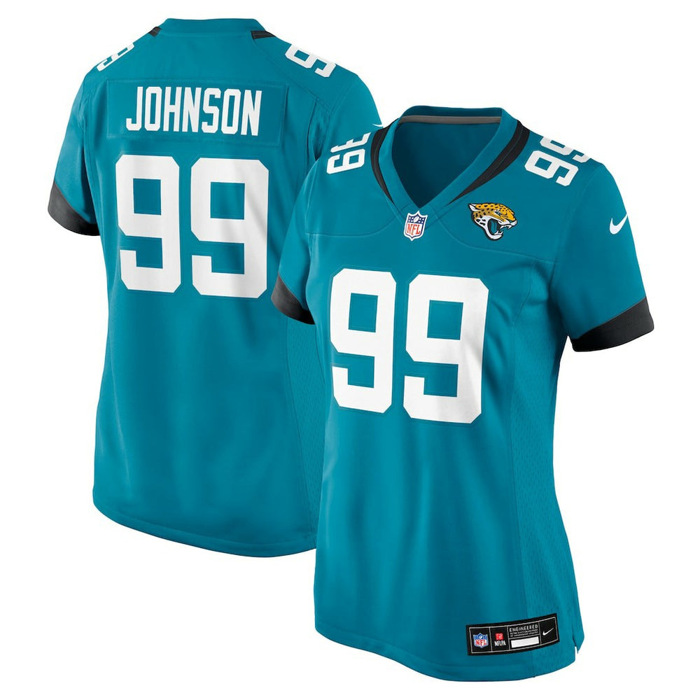 Nike Austin Johnson Jacksonville Jaguars Women's Team Game Jersey Teal