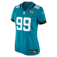 Nike Austin Johnson Jacksonville Jaguars Women's Team Game Jersey Teal