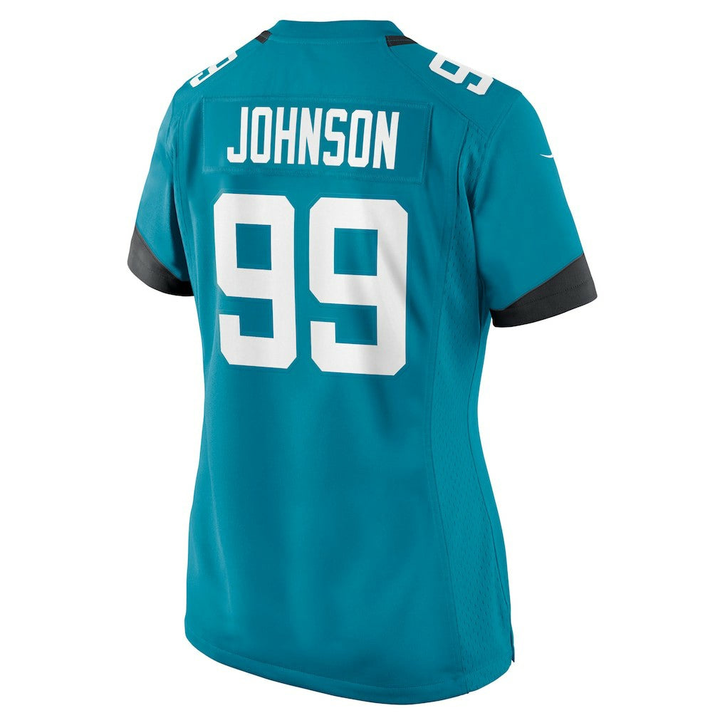 Nike Austin Johnson Jacksonville Jaguars Women's Team Game Jersey Teal