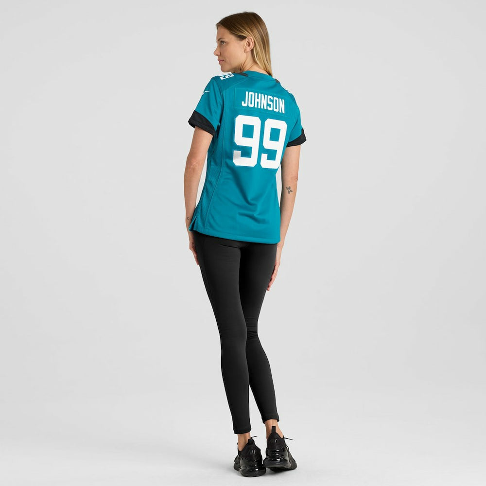 Nike Austin Johnson Jacksonville Jaguars Women's Team Game Jersey Teal