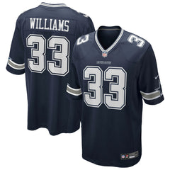 Nike Javonte Williams Dallas Cowboys Team Game Jersey Navy