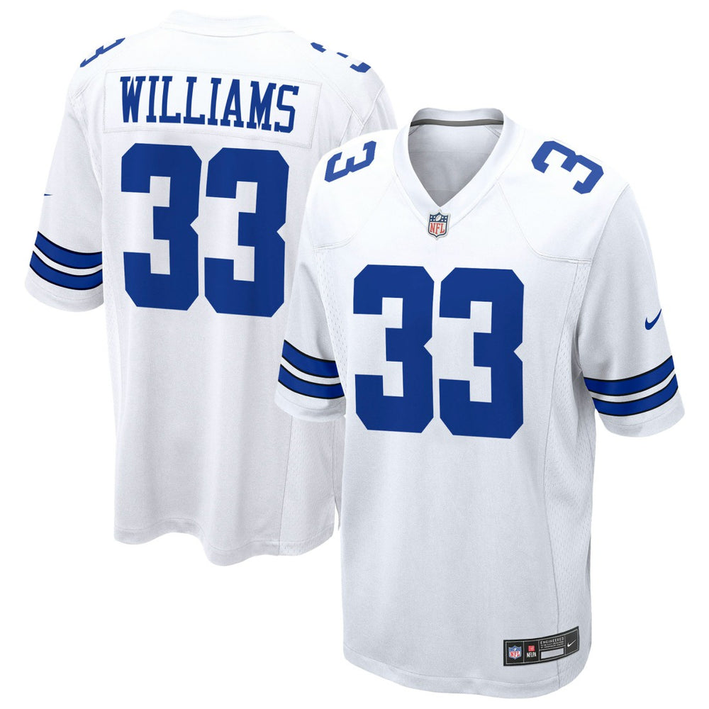 Nike Javonte Williams Dallas Cowboys Game Jersey White
