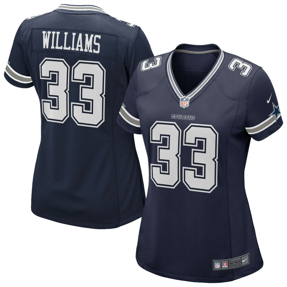 Nike Javonte Williams Dallas Cowboys Women's Team Game Jersey Navy