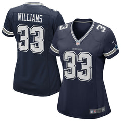 Nike Javonte Williams Dallas Cowboys Women's Team Game Jersey Navy