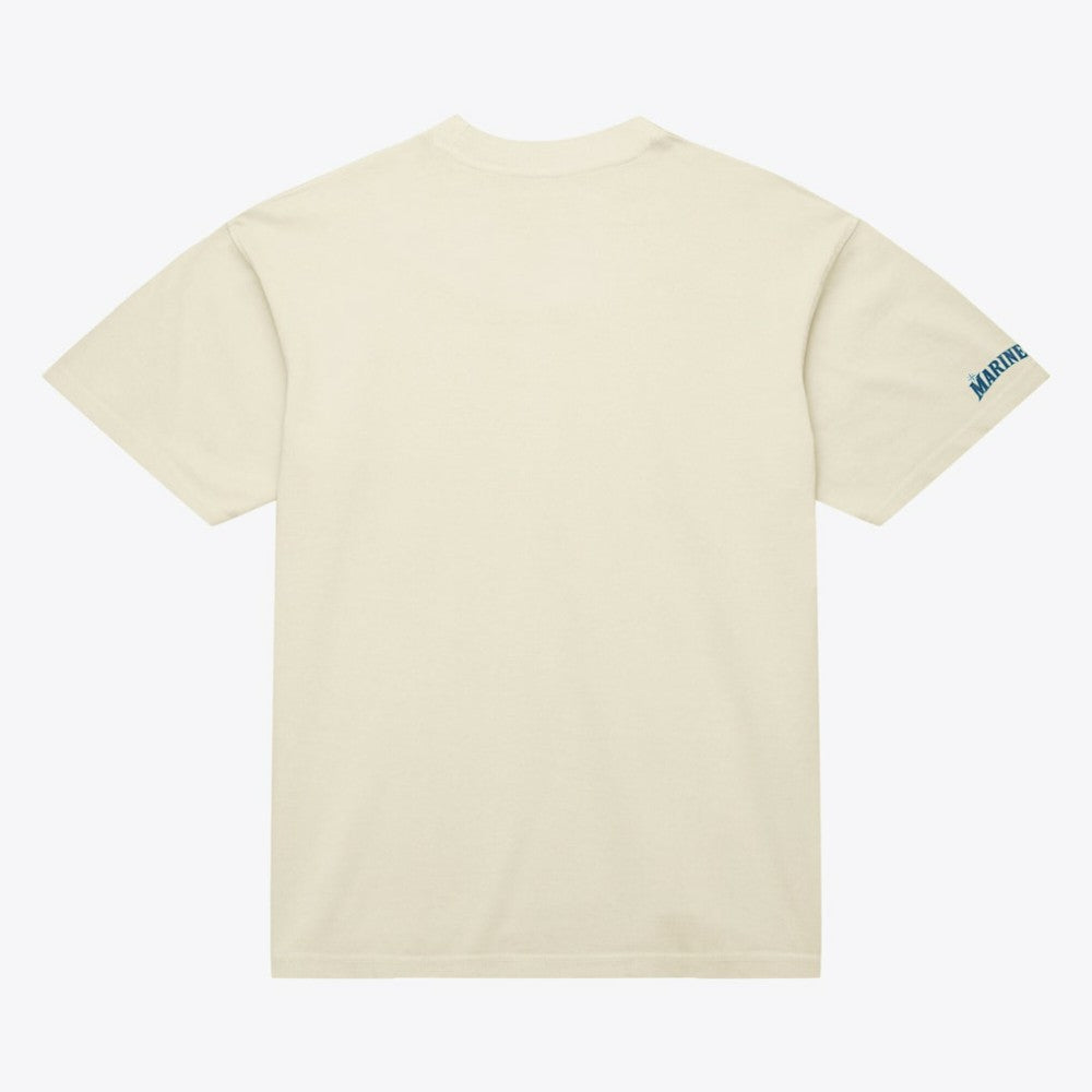 Ichiro Suzuki Seattle Mariners Mitchell & Ness Cooperstown Collection Throwback Name & Number T-Shirt - Cream - Mitchell & Ness on Sale