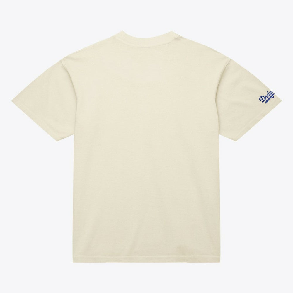 Fernando Valenzuela Los Angeles Dodgers Mitchell & Ness Cooperstown Collection Throwback Name & Number T-Shirt - Cream - Mitchell & Ness Discount