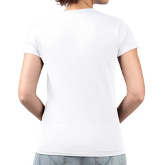 Milwaukee Brewers G-III 4Her by Carl Banks Women's Metallic Drop Lightweight V-Neck T-Shirt - White - MLB Discount