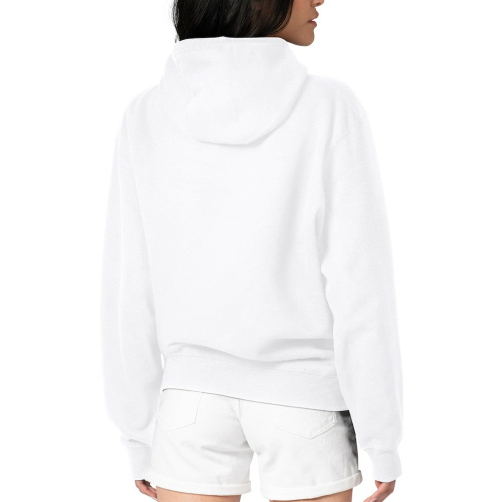 San Diego Padres G-III 4Her by Carl Banks Women's Metallic Drop Fleece Hoodie - White - MLB Discount