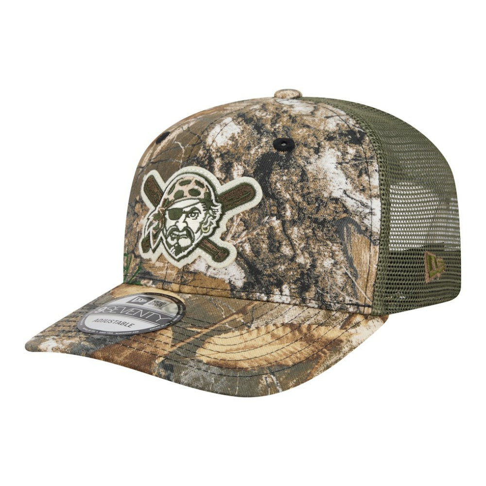 Pittsburgh Pirates New Era Realtree 9SEVENTY Adjustable Hat - Camo - New Era Sale