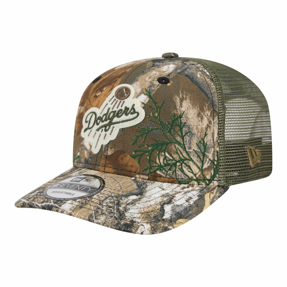 Los Angeles Dodgers New Era Realtree 9SEVENTY Adjustable Hat - Camo - New Era Lifestyle