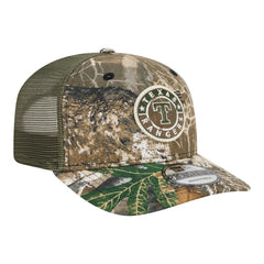 Texas Rangers New Era Realtree 9SEVENTY Adjustable Hat - Camo - New Era Discount