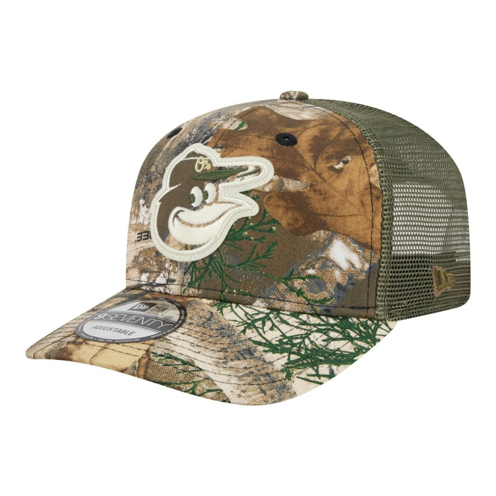 Baltimore Orioles New Era Realtree 9SEVENTY Adjustable Hat - Camo - New Era Lifestyle