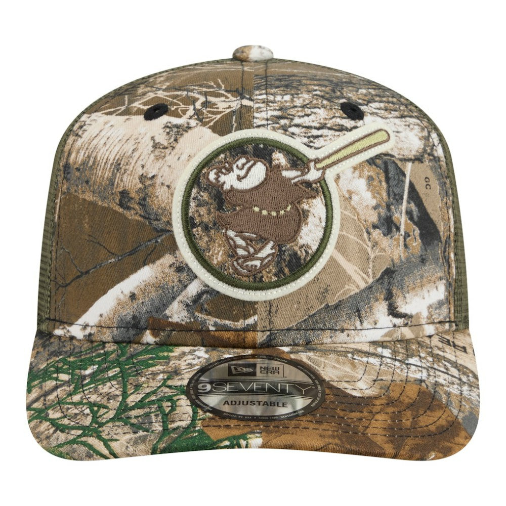 San Diego Padres New Era Realtree 9SEVENTY Adjustable Hat - Camo - New Era Discount
