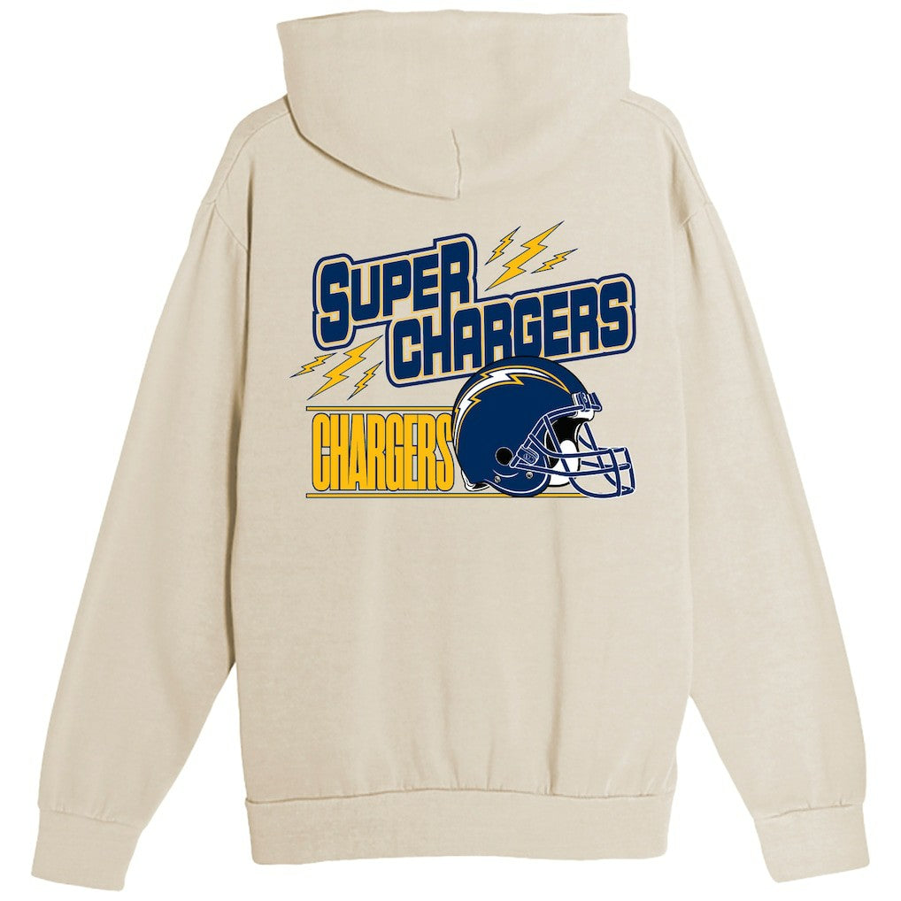 Los Angeles Chargers The Wild Collective Unisex Superchargers Hoodie Cream