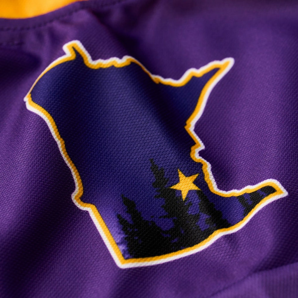 Fanatics Justin Jefferson Minnesota Vikings Hockey Jersey Purple