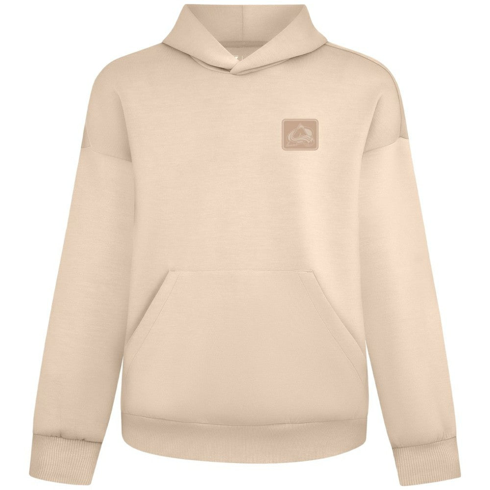 Colorado Avalanche Levelwear Unisex Tri-Blend Luxe Signature Hoodie - Khaki - NHL 203479950