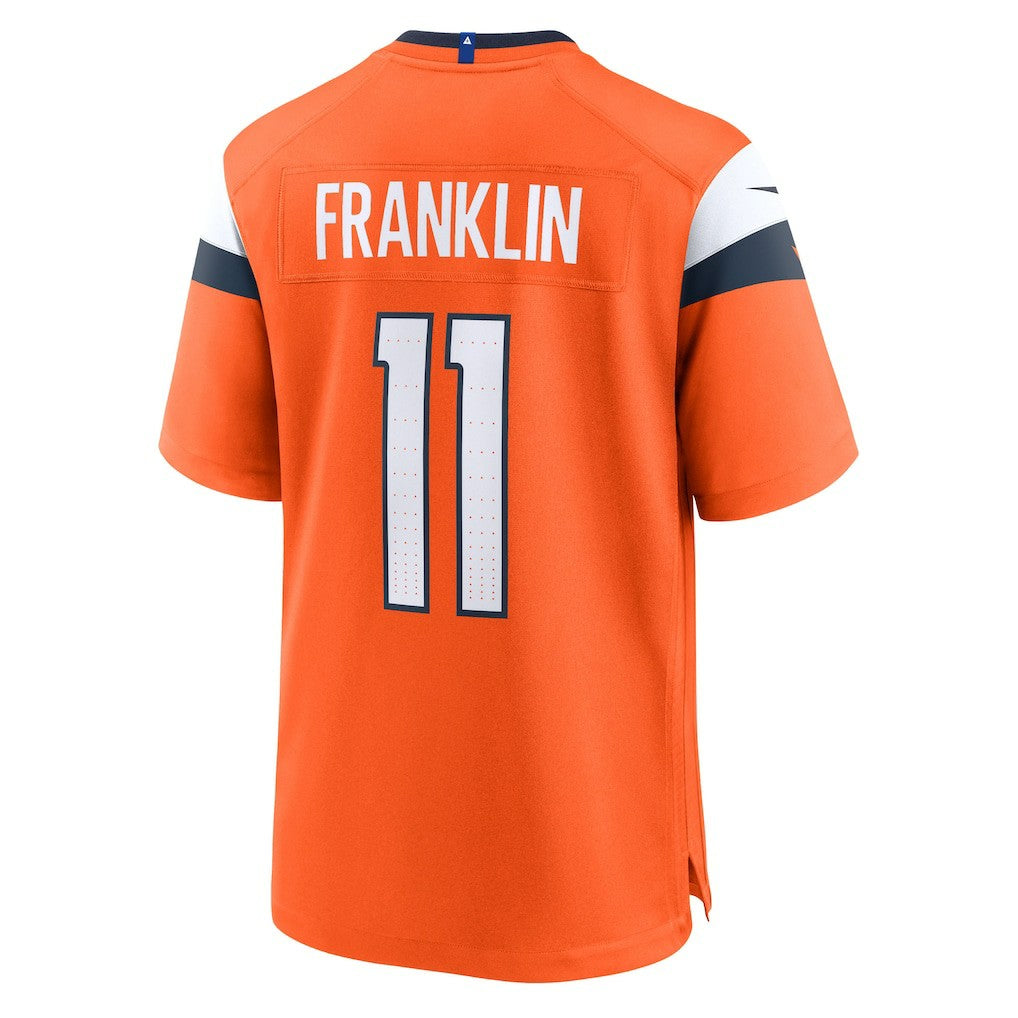 Nike Troy Franklin Denver Broncos Team Game Jersey Orange