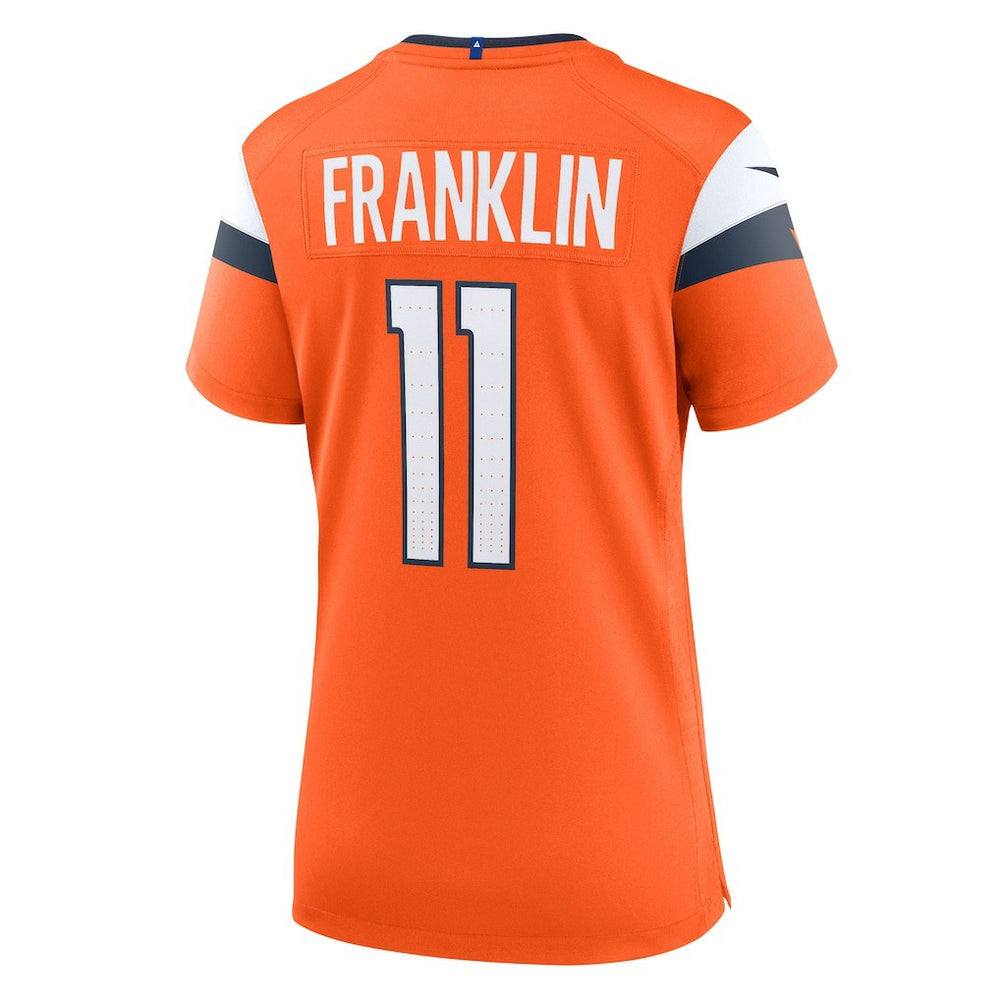 Nike Troy Franklin Denver Broncos Women's Team Game Jersey Orange