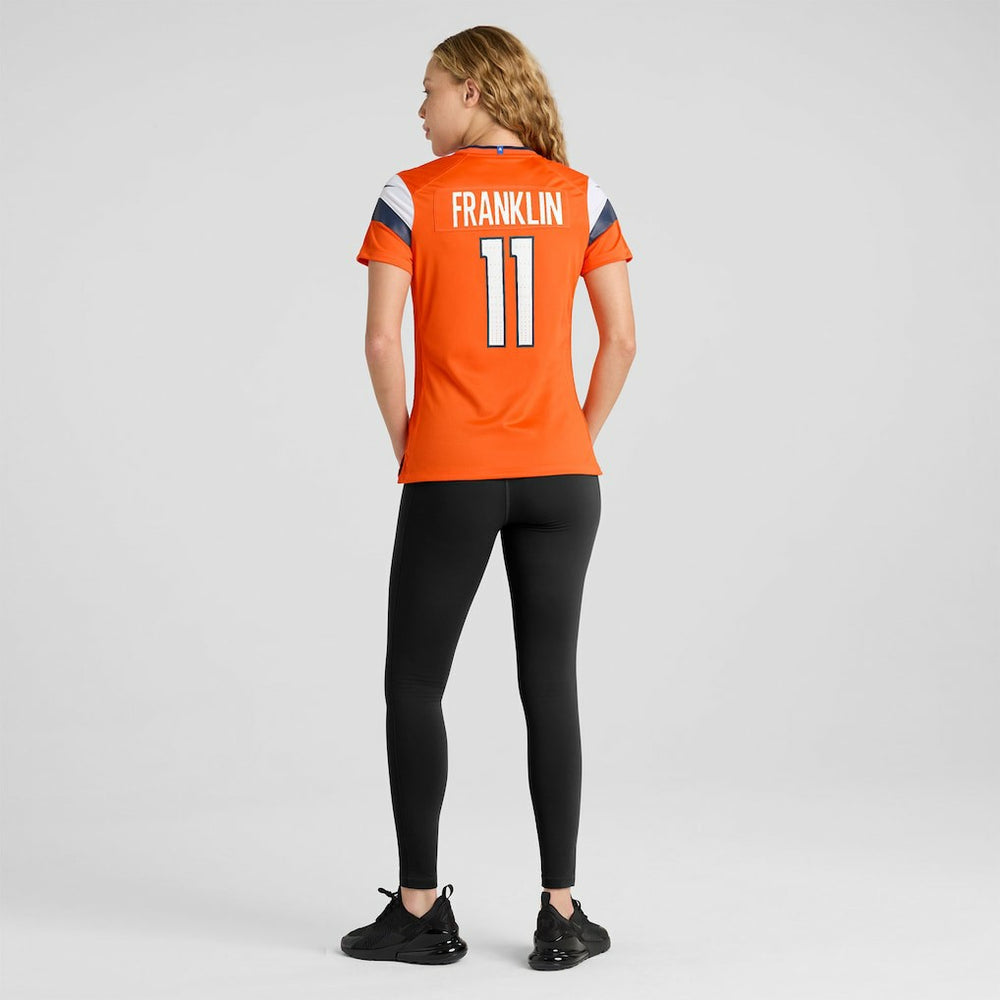 Nike Troy Franklin Denver Broncos Women's Team Game Jersey Orange