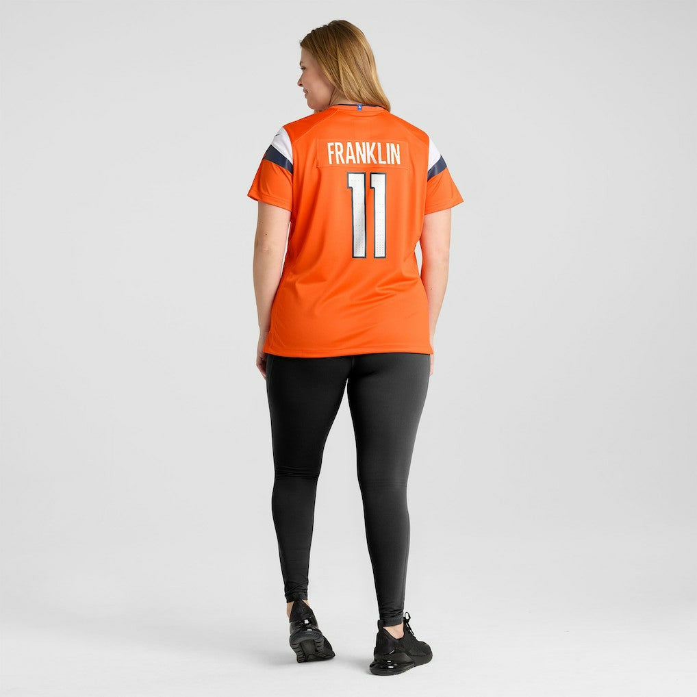 Nike Troy Franklin Denver Broncos Women's Team Game Jersey Orange