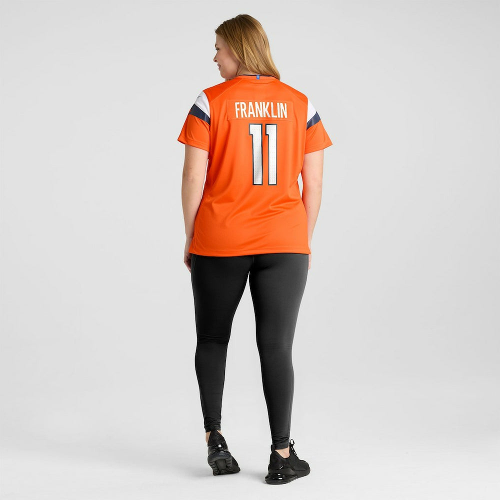 Nike Troy Franklin Denver Broncos Women's Team Game Jersey Orange