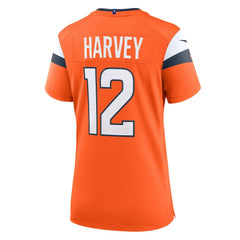Nike RJ Harvey Denver Broncos Women's Team Game Jersey Orange