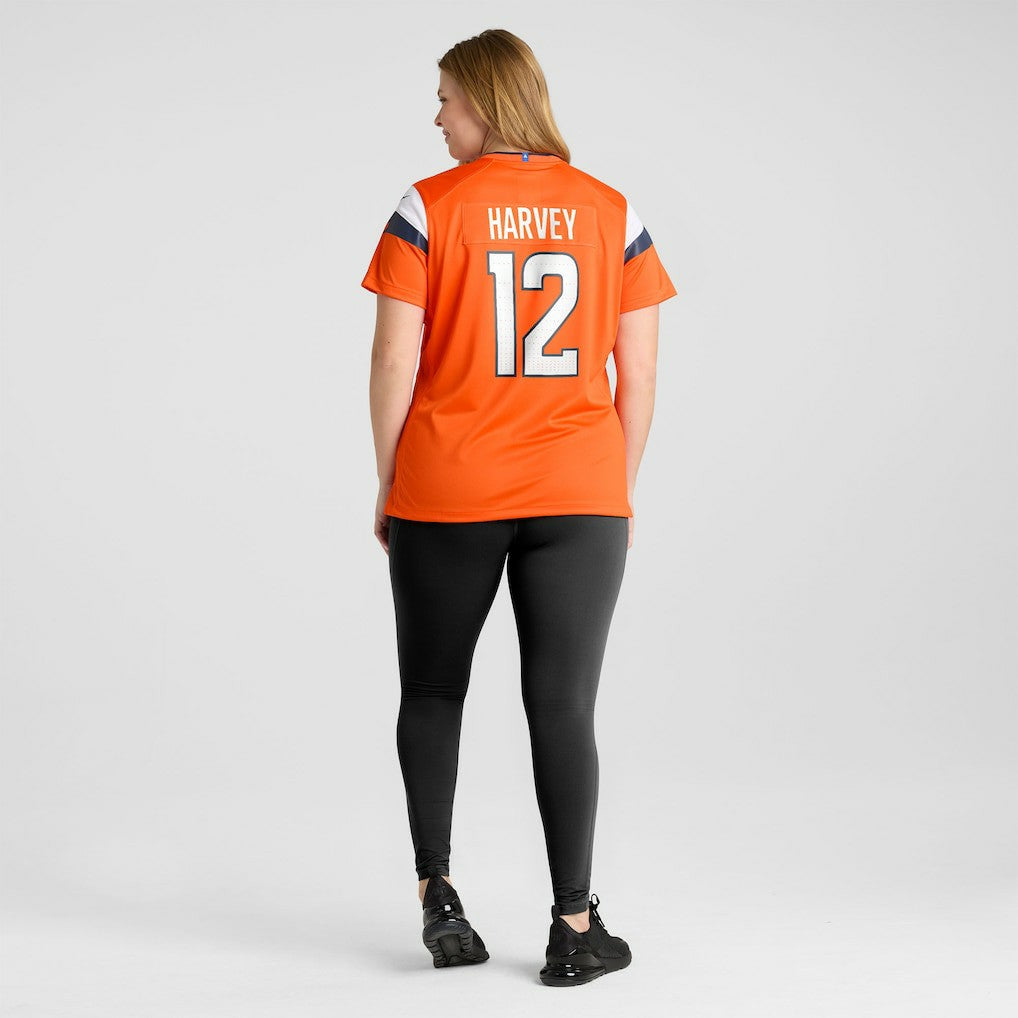 Nike RJ Harvey Denver Broncos Women's Team Game Jersey Orange