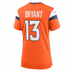 Nike Pat Bryant Denver Broncos Women's Team Game Jersey Orange