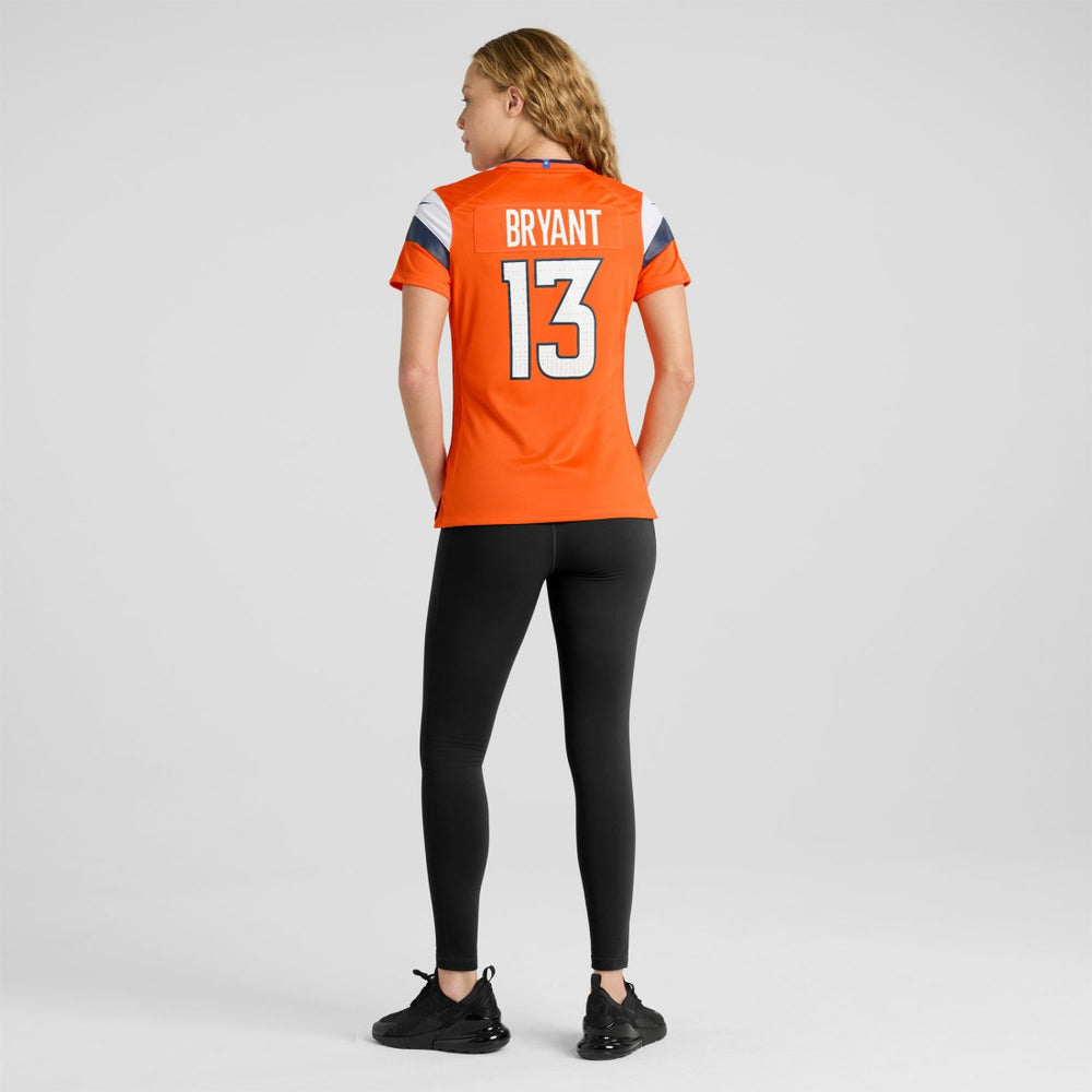 Nike Pat Bryant Denver Broncos Women's Team Game Jersey Orange