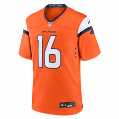 Nike Jeremy Crawshaw Denver Broncos Team Game Jersey Orange