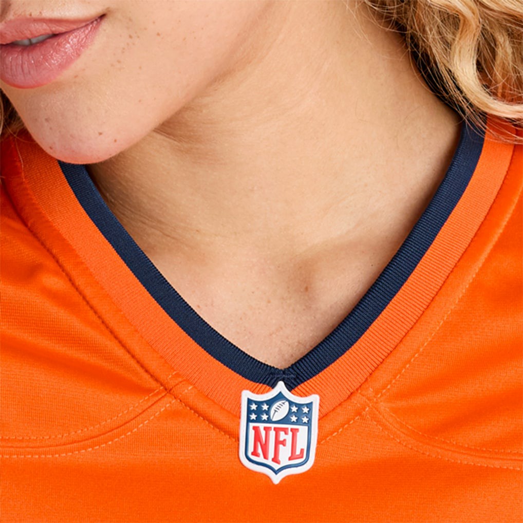Nike Jahdae Barron Denver Broncos Women's Team Game Jersey Orange