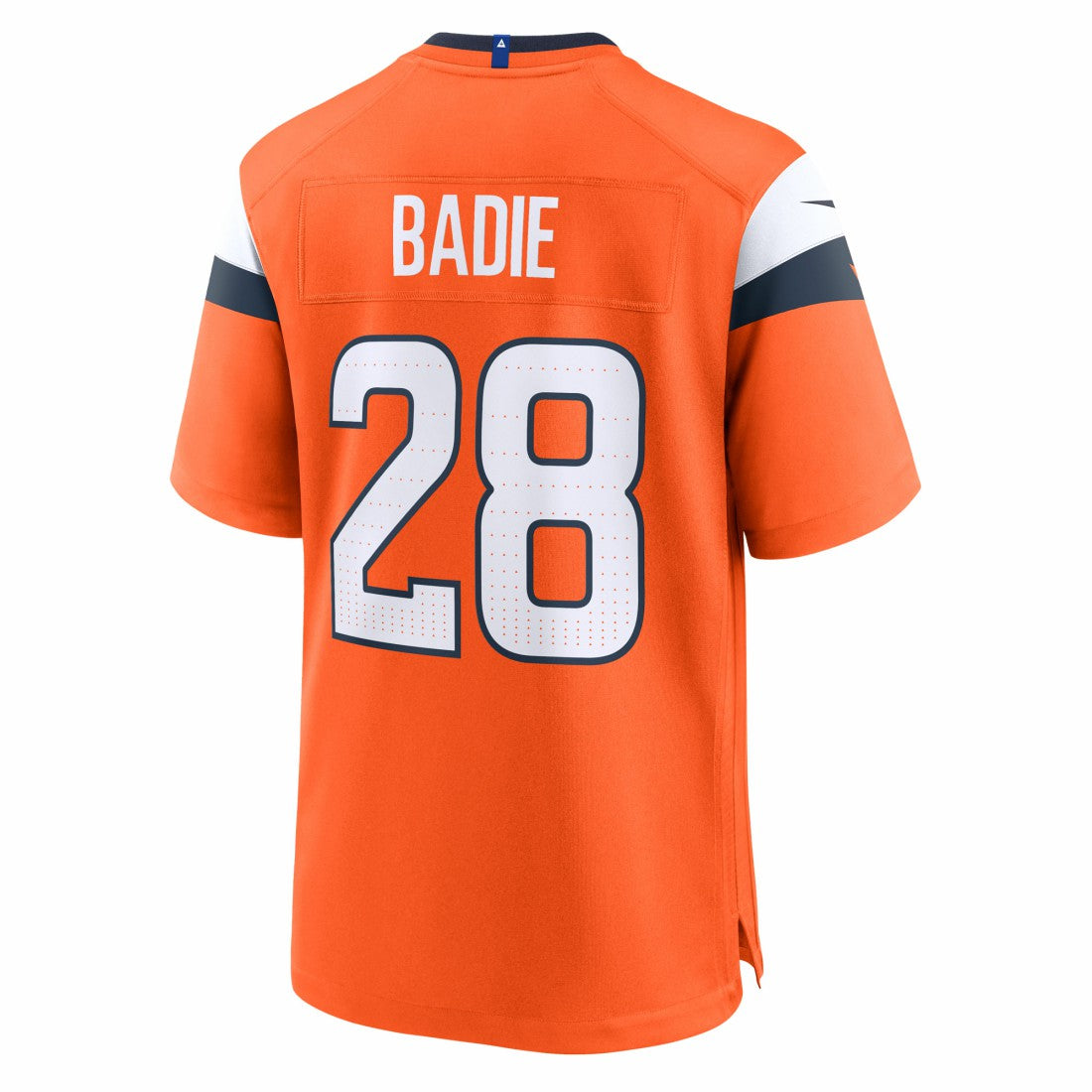 Nike Tyler Badie Denver Broncos Team Game Jersey Orange