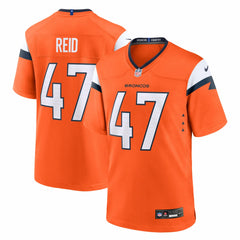 Nike Karene Reid Denver Broncos Team Game Jersey Orange