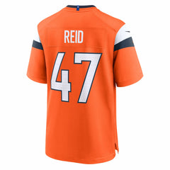 Nike Karene Reid Denver Broncos Team Game Jersey Orange