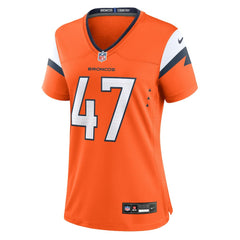 Nike Karene Reid Denver Broncos Women's Team Game Jersey Orange