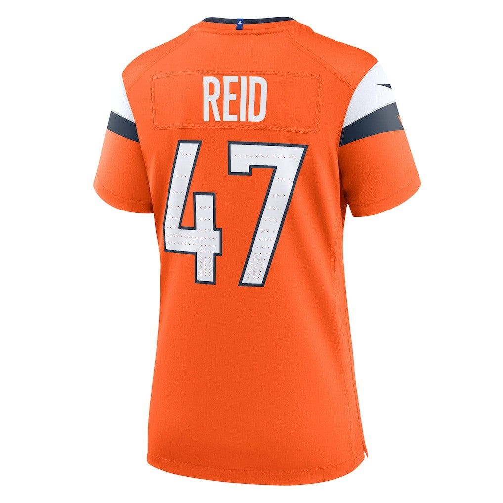 Nike Karene Reid Denver Broncos Women's Team Game Jersey Orange