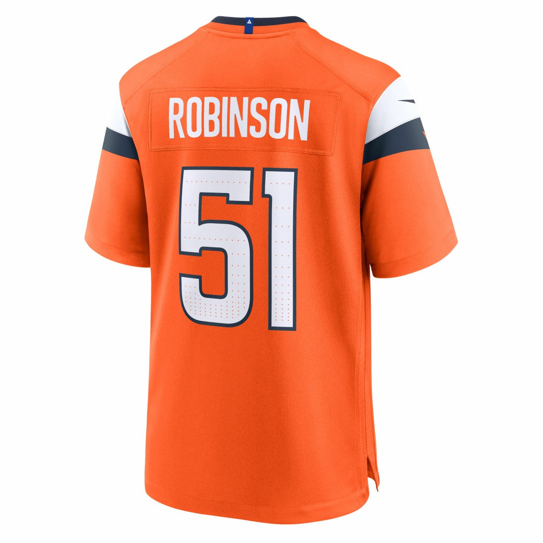 Nike Que Robinson Denver Broncos Team Game Jersey Orange