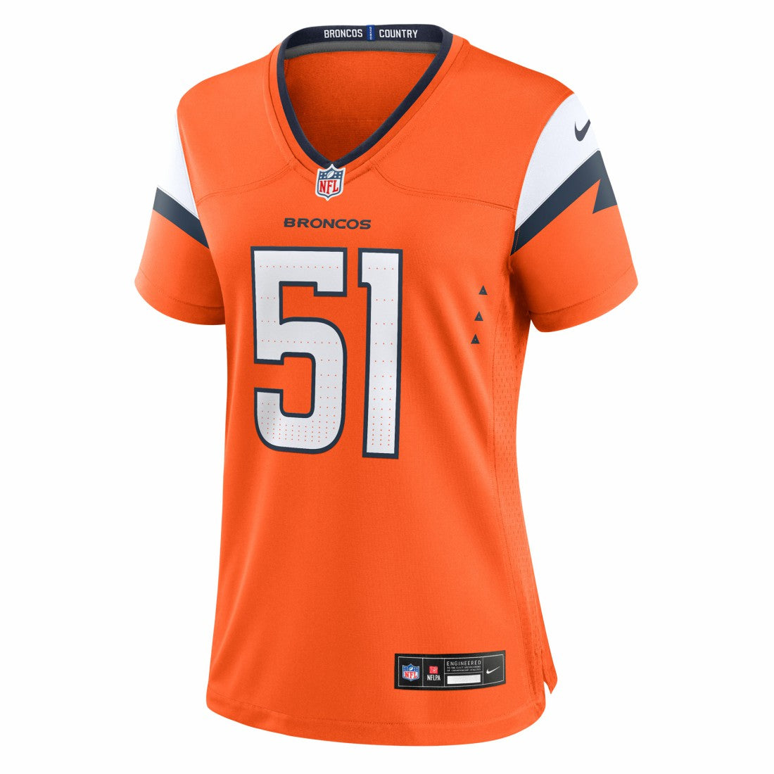 Nike Que Robinson Denver Broncos Women's Team Game Jersey Orange